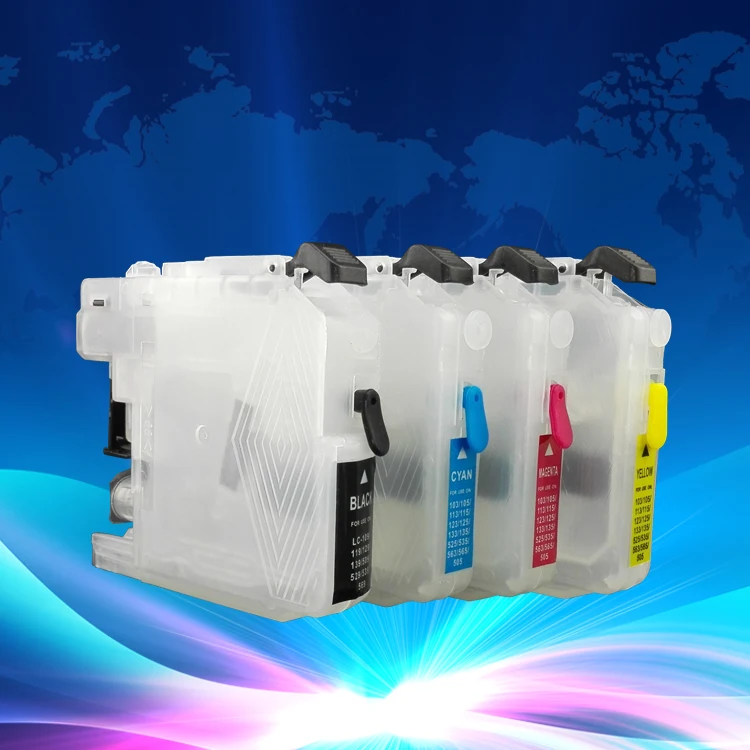 

XIMO Standard Size EMPTY refillable cartridges without chips for Brother LC203 LC213 LC223 LC233 LC261 LC663 LC673 etc.