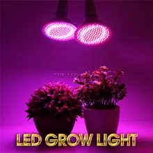 200 Вт 400 Вт Светодиодная лампа для выращивания фитолампа E27 светильник Led с зажимом для растений 220 В светильник для выращивания красный синий светодиод для роста растений фитолампа