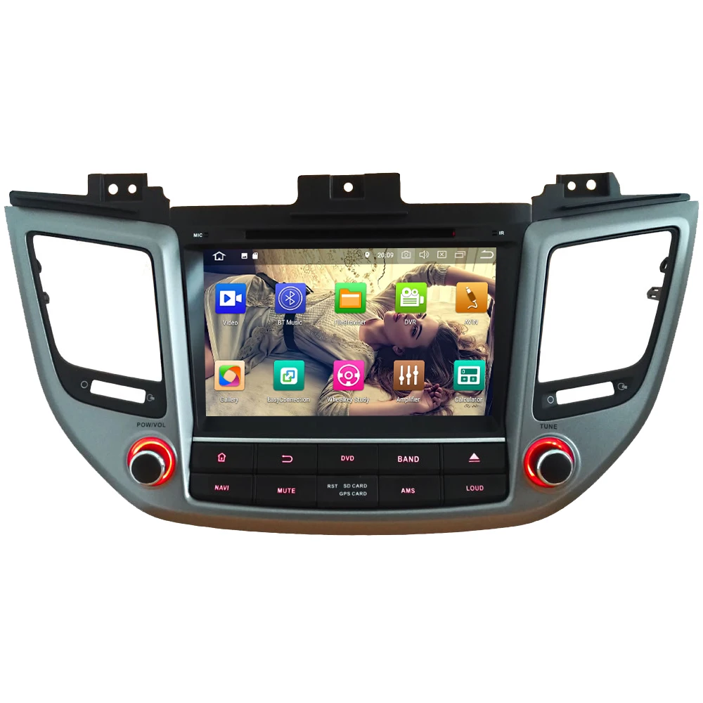 Discount KLYDE 8" 4G Octa Core Android 8.0 7.1 4GB RAM 32GB ROM Car DVD Player Radio GPS Navigation For Hyundai Tucson IX35 2015-2018 1