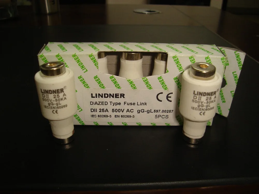 ETI DIII DIAZED FUSE LINKS 63A 500V