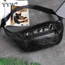 Модная прочная Мужская поясная сумка из искусственной кожи, Регулируемая Мужская сумка-пояс, цветная поясная сумка, набедренная сумка