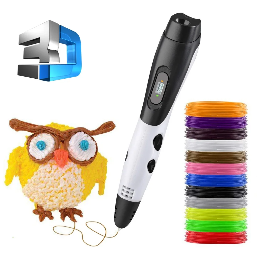 

3D drawing pen with LCD display / quick hot/ Safe, non-toxic/easy to operate for children, adults, doodle, drawing, and art &