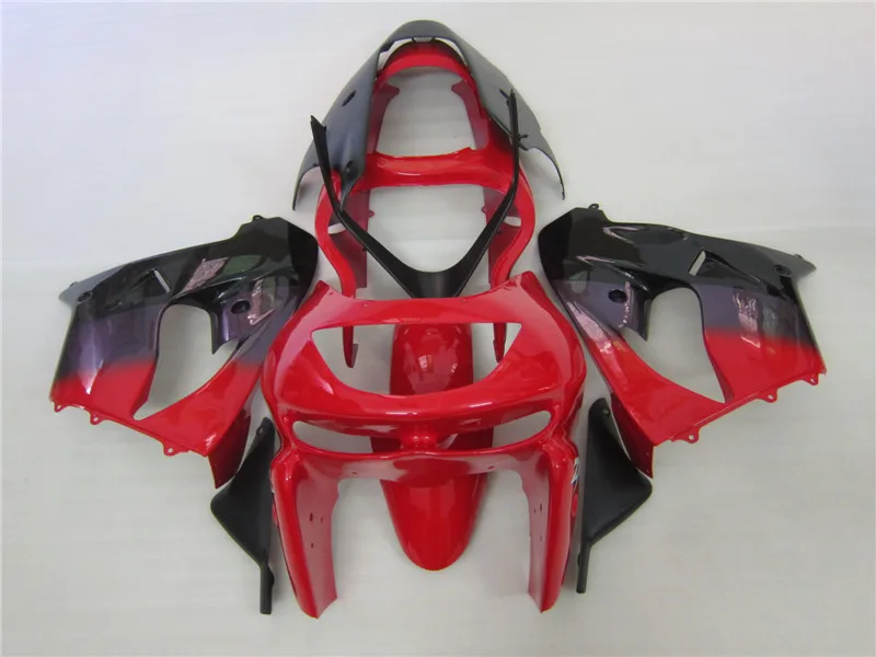 

High quality ABS plastic fairing kit for Kawasaki Ninja ZX9R 98 99 red black fairings set ZX9R 1998 1999 bodywork N102