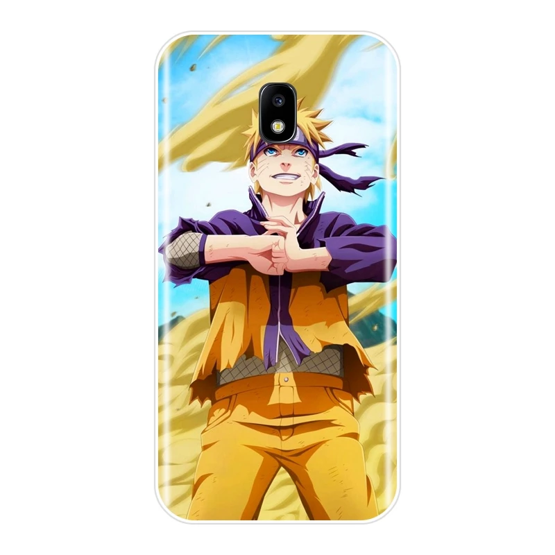 Чехол для телефона с аниме Наруто и Саске Samsung Galaxy J4 J6 J8 Plus 2018 J3 J5 J7 2015 2016 2017 J2 Prime