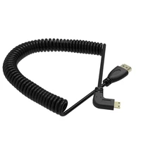 Высокая Скорость Mini HDMI кабель HDMI Позолоченные весна Curl HDMI V1.4 3D High Premium HDMI кабель для sony видеокамер Canon - изображение