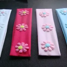 120 шт., повязки на голову, ручная работа, наклейка с цветком, нейлоновые эластичные повязки на голову для детей и малышей, 1," x 6,3"