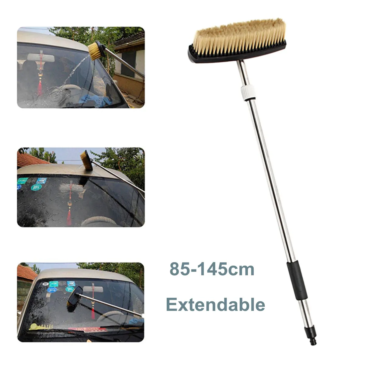 Buy 85 145cm Telescopic Pole Car Wash Cleaning Brush