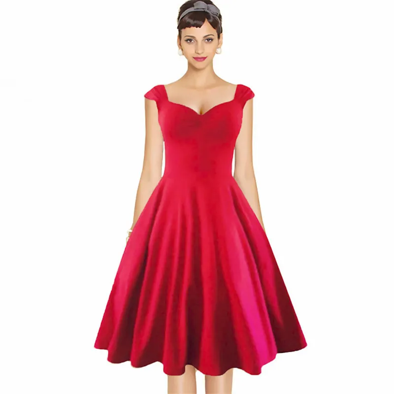 2016 Audrey Hepburn Pin Up Vestidos Plus Size font b Women b font Summer font b