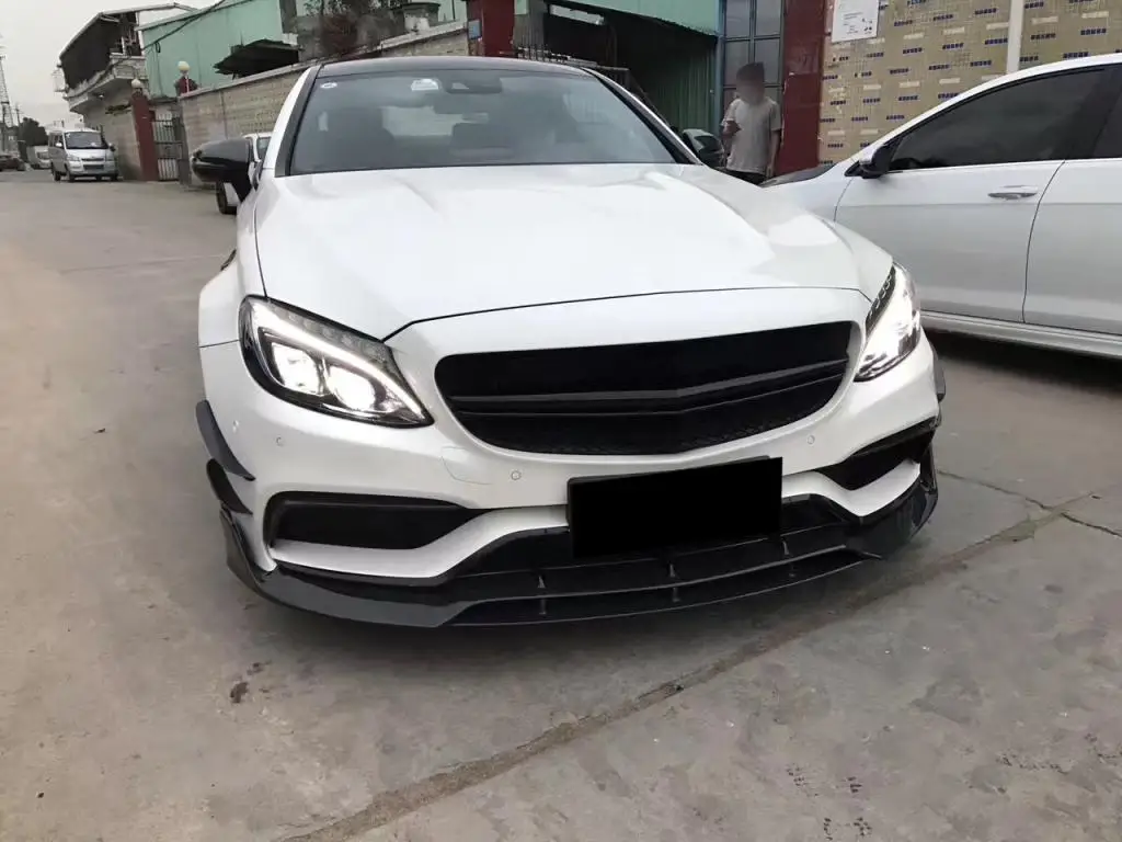 Наклейки на заднее боковое зеркало из углеродного волокна для Mercedes Benz C Class W205 Coupe C180 C200 C63 AMG 15-17