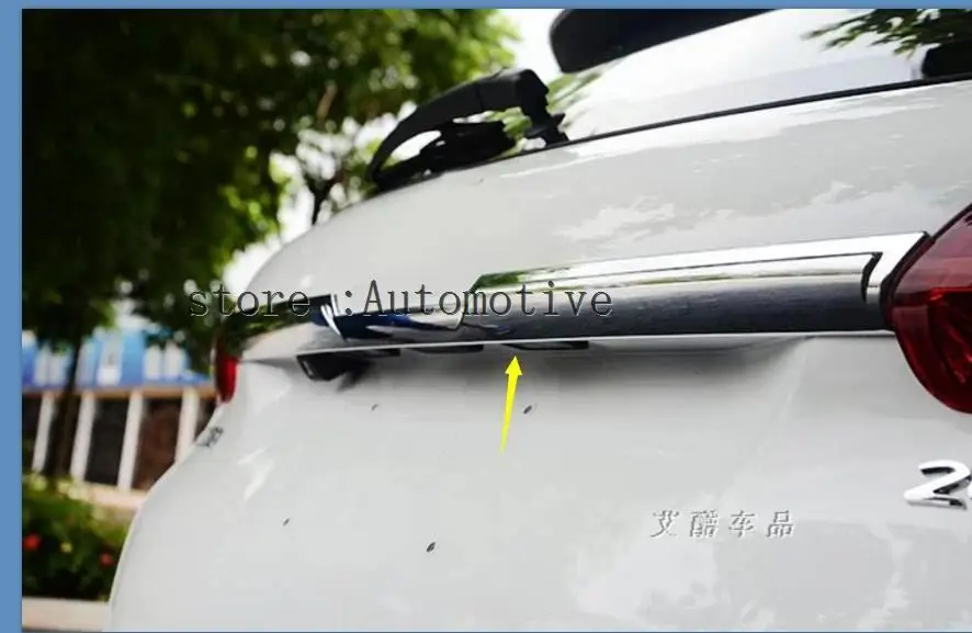 Ручка багажника для Peugeot 2008 2014 ABS Блестящий верхний слой аксессуаров Peugeot|topcoat| |