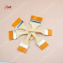 12 шт./компл. набор кистей для рисования набор нейлоновых волосяных масляной краски Художественные для очистки пыли приспособления для барбекю chese кисти Деревянная Чистящая Щетка