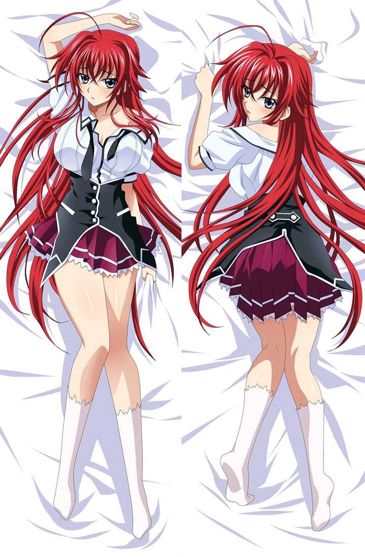 Подушка Dakimakura подушка для обнимающего тела в стиле аниме High School DxD Rias Gremory & Asia Argento