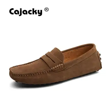 

Cajacky Men Penny Loafers Big Size Cow Suede Leather Men Moccasin Shoes Designer Men Shoes Driving 10 Colors Mocasines Hombre