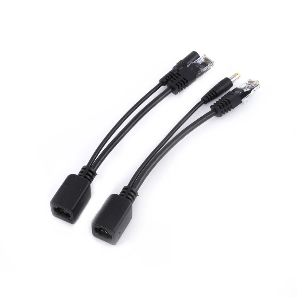 VBESTLIFE 1 Pairs Cables POE Adapter Cable RJ45 PoE Injector