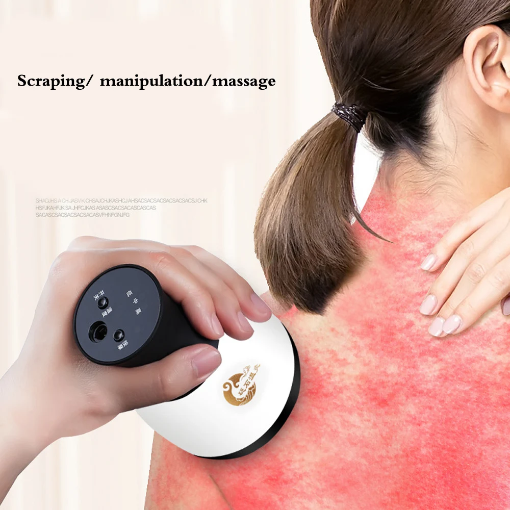 Natural Stone needle Electric heating massage scraping instrument