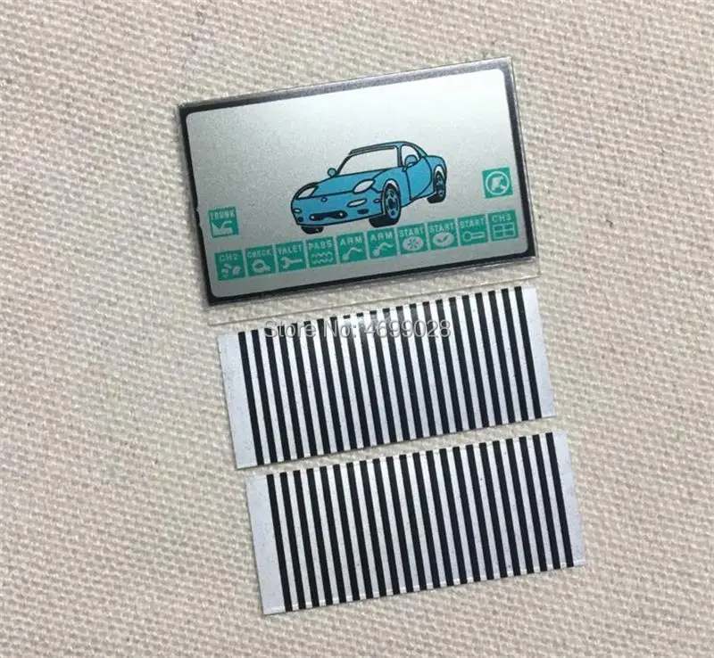 

Russian Version A9 Lcd Display Flexible Cable for 2-way Car Alarm Starline A9 A8 LCD Remote Control Keychain A9 Zebra Stripes