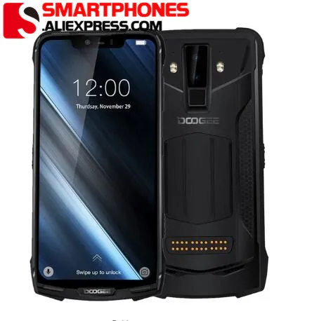 

DOOGEE S90 Smartphone Walkie talkie 6.18 FHD+ Android 8.1 IP68 / IP69K 6GB 128GB Wireless charge 16MP+8MP Camera Mobile Phone