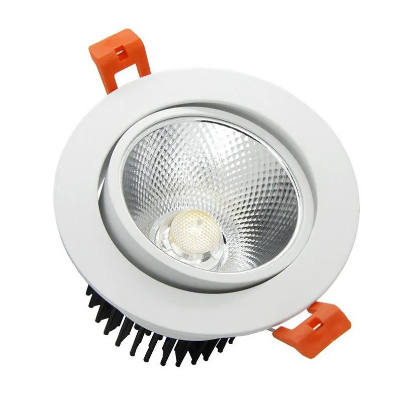 Dimmable LED Recessed Downlight  9W 12W 15W 20W LED ceiling lamp COB downlight for  lamp Foyer Dining Room