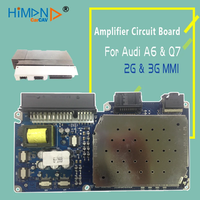 Печатная плата для AUDI A6 C6 Q7 2G 3G усилитель с лицензией OEM-2007 4L0035223 himё 2009 | Автомобили