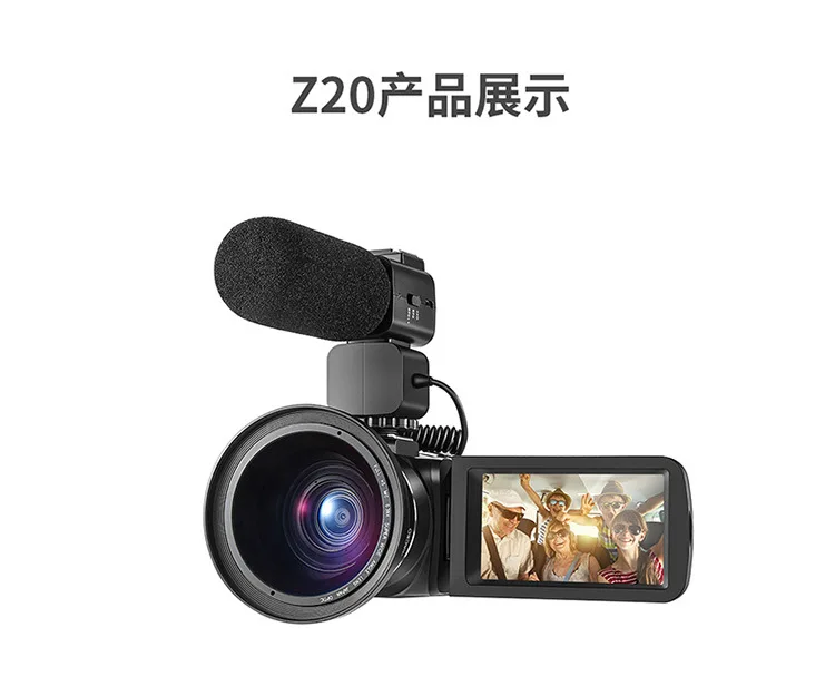 Цифровая видеокамера ORDRO HDV Z20 1080P 24 МП с сенсорным экраном 3 0 дюйма 16 кратный