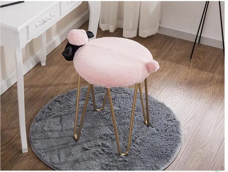 U-BEST креативный железный стул для макияжа, мебель скандинавского дизайна, Туалетный Стул и маникюрный стул