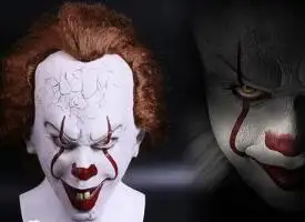 Stephen King's It Pennywise Cosplay Costume Clown Halloween Custom Made Outfit Suit image 5