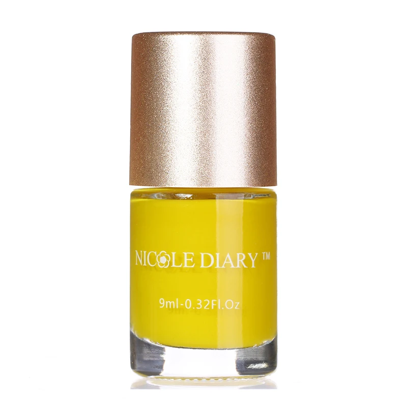 9 мл NICOLE DIARY лак для ногтей, желтый лак для ногтей, лак для красоты, печать ногтей NS09