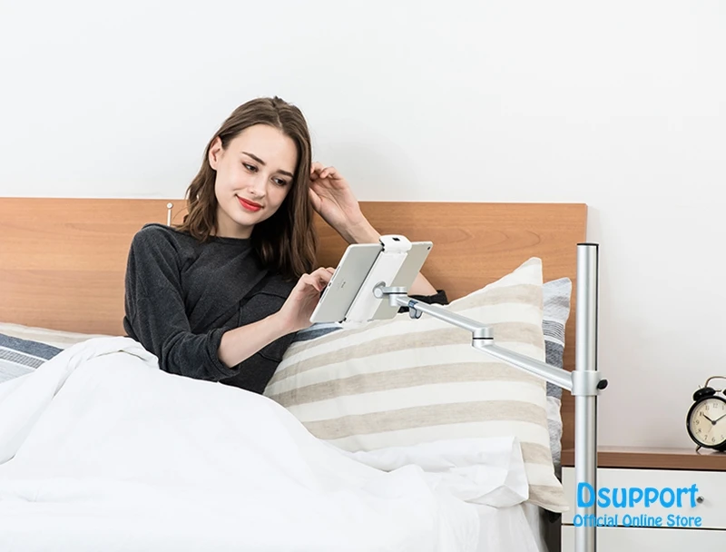 UP-6A floor stand for phone & tablet & ipad Holder Height/Angle Adjustable 6