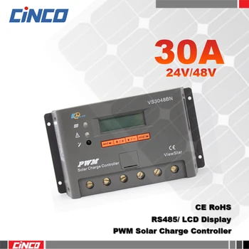 

VS3048BN EPSOLAR PWM 48V 30A Solar Charge Controller with LCD Dispaly for Solar Home System