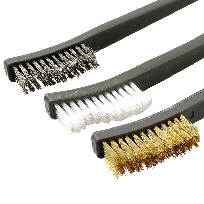 

3Pcs/Set Airsoft Wire Brush Cleaning Kit For Hand Gun Hunting Tactical Shortgun Rifle Cleaning Tool Brush Set