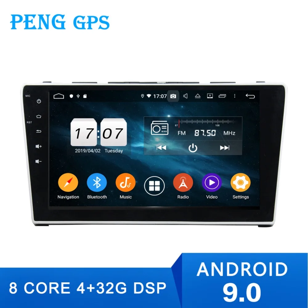 

10.1" Android 9.0 Car no DVD Player GPS Radio for Honda CRV C-RV 2009 navigation multimedia stereo auto Headunit DSP