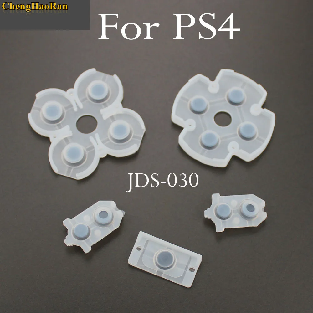 ChengHaoRan 1 комплект для Playstation 4 Dualshock силиконовый резиновый проводящий коврик для PS4 контроллер Запчасти для ремонта замена