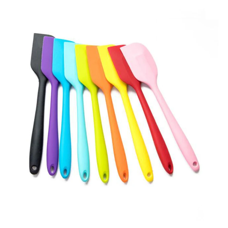  Long 27CM Kitchen Silicone Spatula Cream Butter Cake Mixing Batter Scraper Butter Mixer Cake Brushe