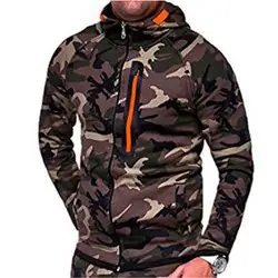 Камуфляжный кардиган мужские толстовки с капюшоном толстовки на молнии Pull Homme Hiver Sueter Hombre Толстовка пальто уличная армейская зеленая