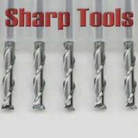 פלדה מיל עבור 10pc 3.175 * 17mm 2 ביטים נתב CNC קאטר קרביד מיל חליל הסוף עבור מחתכים פלדה טונגסטן ספירלה מכונת כרסום אקריליק MDF (4)