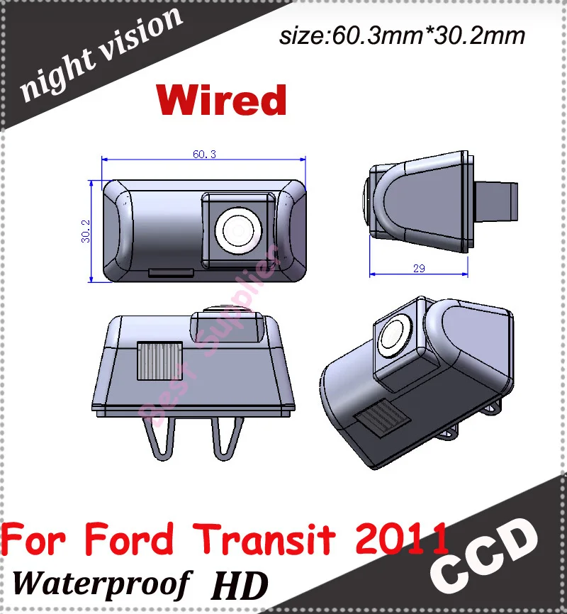 

CCD waterproof car back up camera for parking for Ford Transit 2011 car backup rear camera car back up parking camera