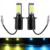 Di trasporto del nuovo Doppio di Colore Super-Luminoso H3 Auto Auto Della Nebbia di Guida Testa HA CONDOTTO LA Luce Lampade A Bulbo Bianco Giallo/Bianco Blu /bianco Ghiaccio Blu
