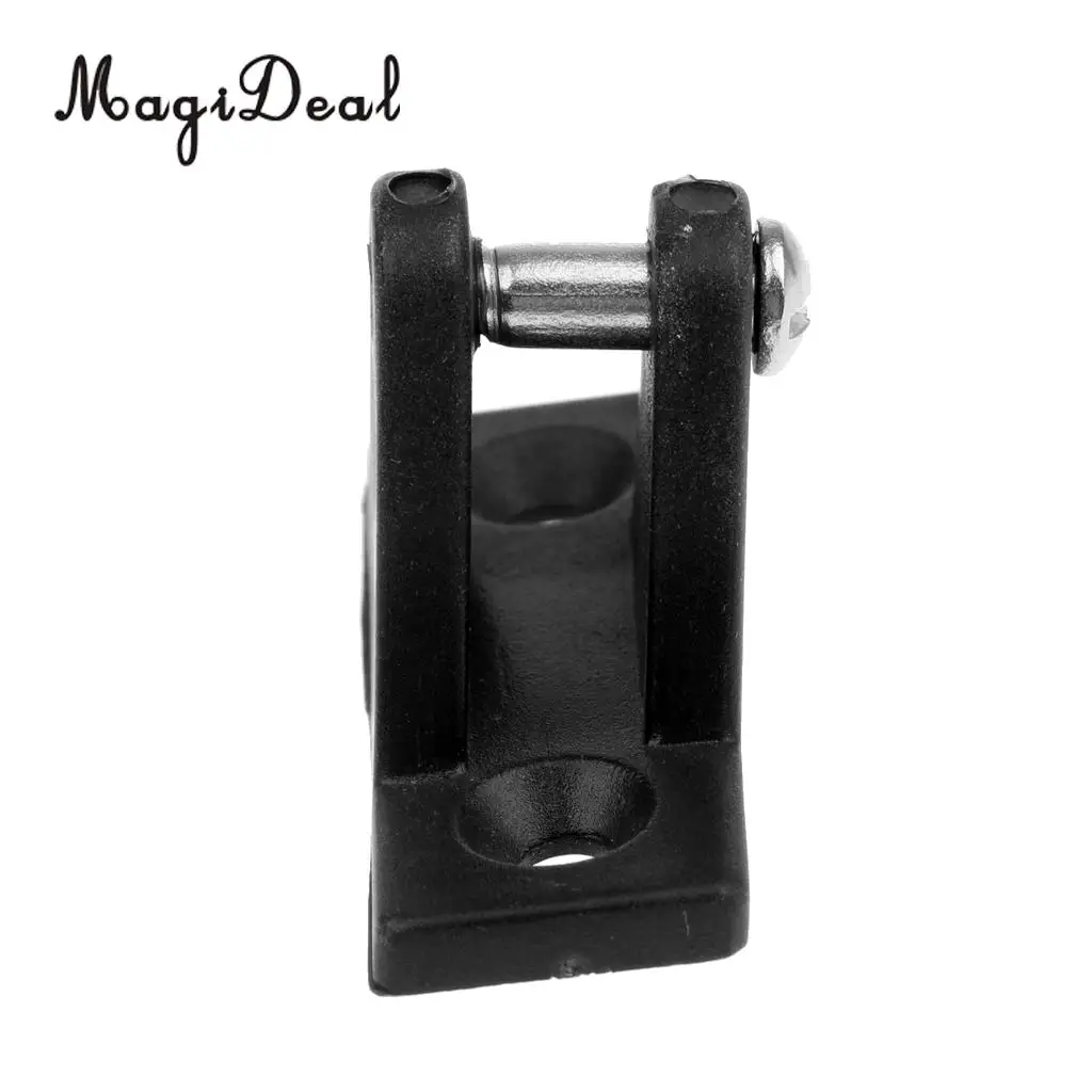 MagiDeal Boat Kayak Angled Deck Hinge Mount Black Nylon Fitting Hardware with Bolt for Inflatable Canoe Fishing Boat Dinghy Acce