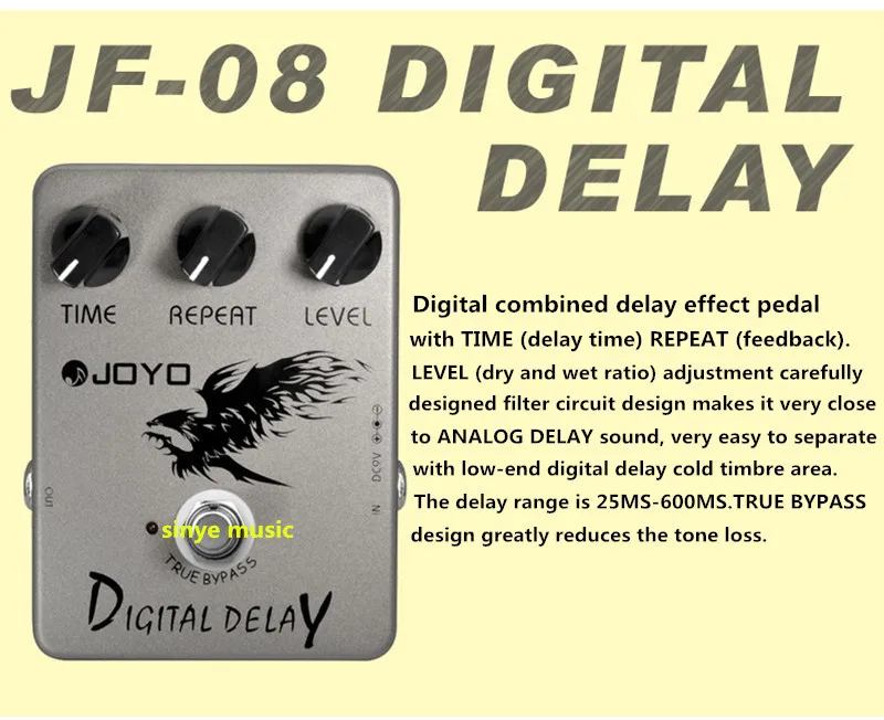 guitar effects pedal delay