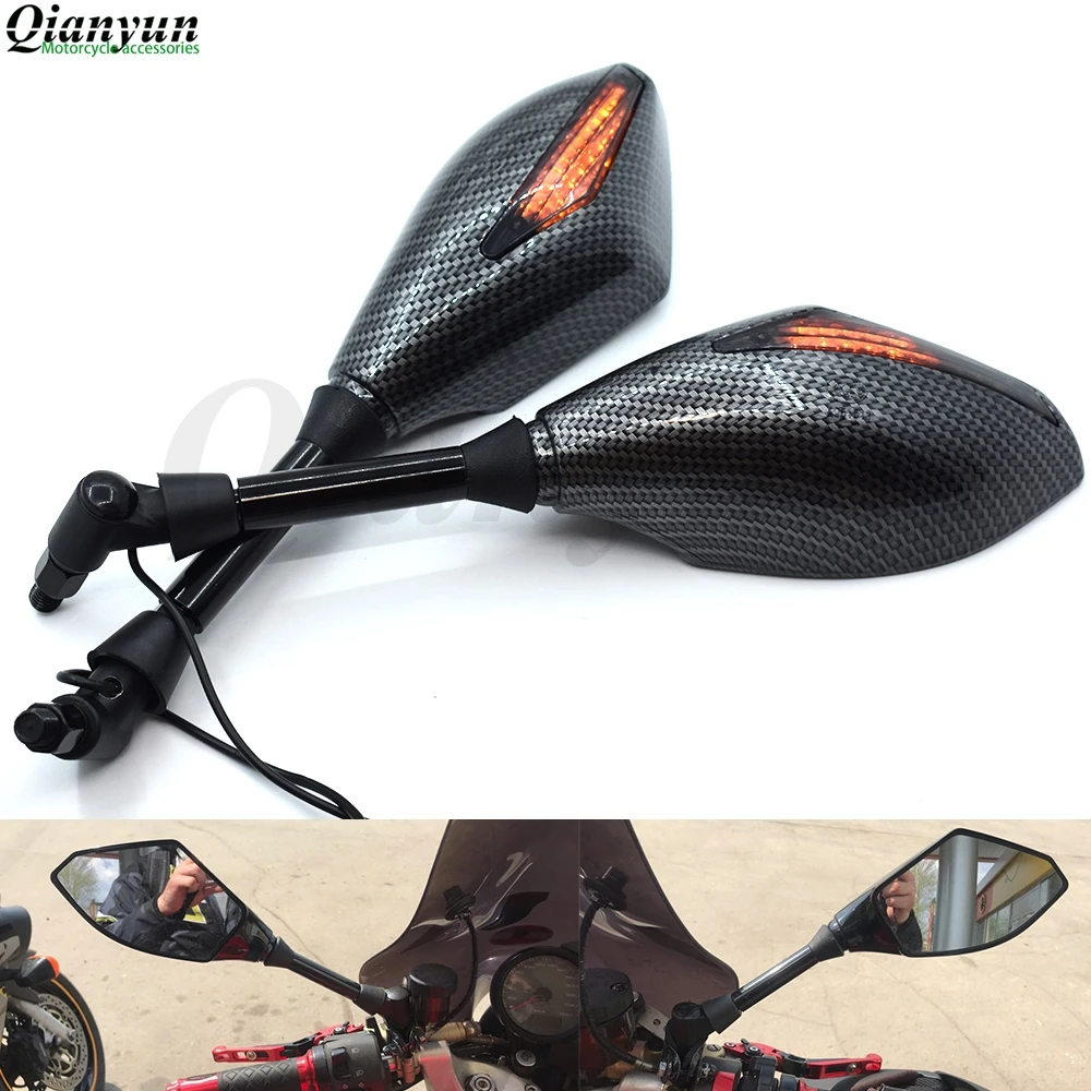 

Universal motorcycle LED turn signal rear view mirror turn signal indicator For BMW F800S F800ST F800GS F650GS F800GT F700GS