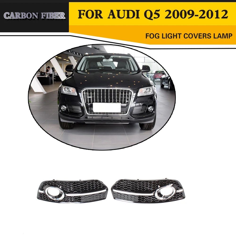 

Q5 Fog Lamp Mask Grill Grid Cover Auto Car Fog Light Cover Painted For Audi Q5 Standard 2009-2012