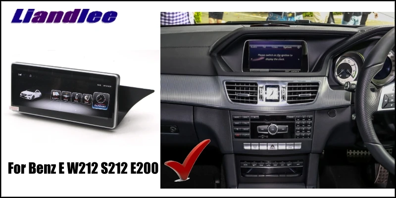 Liandlee For Mercedes Benz MB E W212 S212 E200 E230 2009~2016 Right Hand Drive Car Multimedia Player NAVI  Stereo GPS Navigation 1