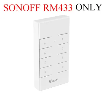 

SONOFF RM433 8 Keys Multipurpose Custom 433 MHz RF Remote Controller Works with SONOFF RF/Slampher/4CH Pro/TX Series/RF Bridge