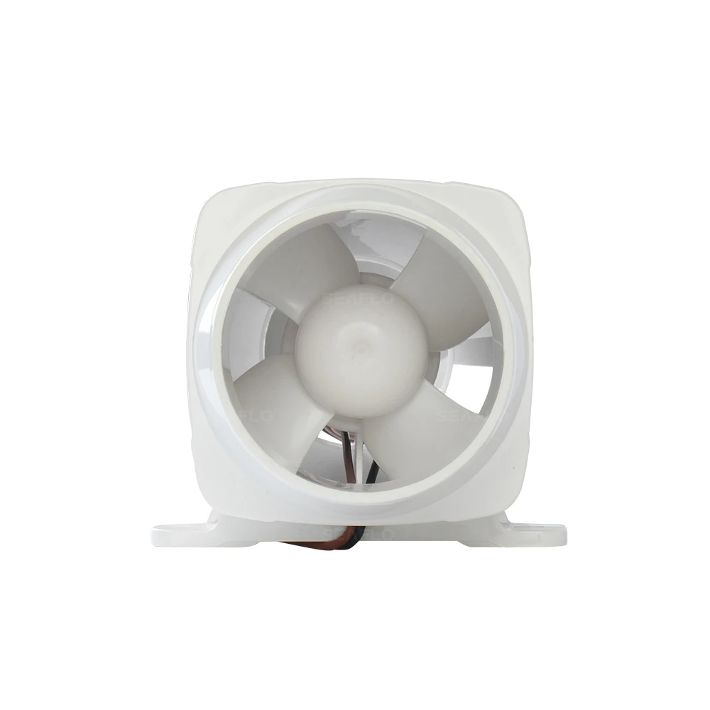 12V 3" 4“ In-Line Bilge Blower Air Cooling Fan 130/270CFM High Flow Capacity NEW 
