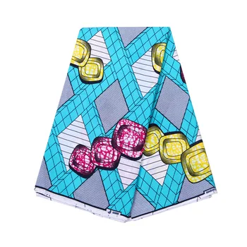 

2020 new african nigerian real wax print fabric 100% cotton ankara ghana veritable wax print fabric for sewing dress 6yards