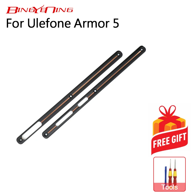 

BingYeNing New Original For Ulefone Armor 5 Rear cover battery cover aluminum piece left and right decorative accessories