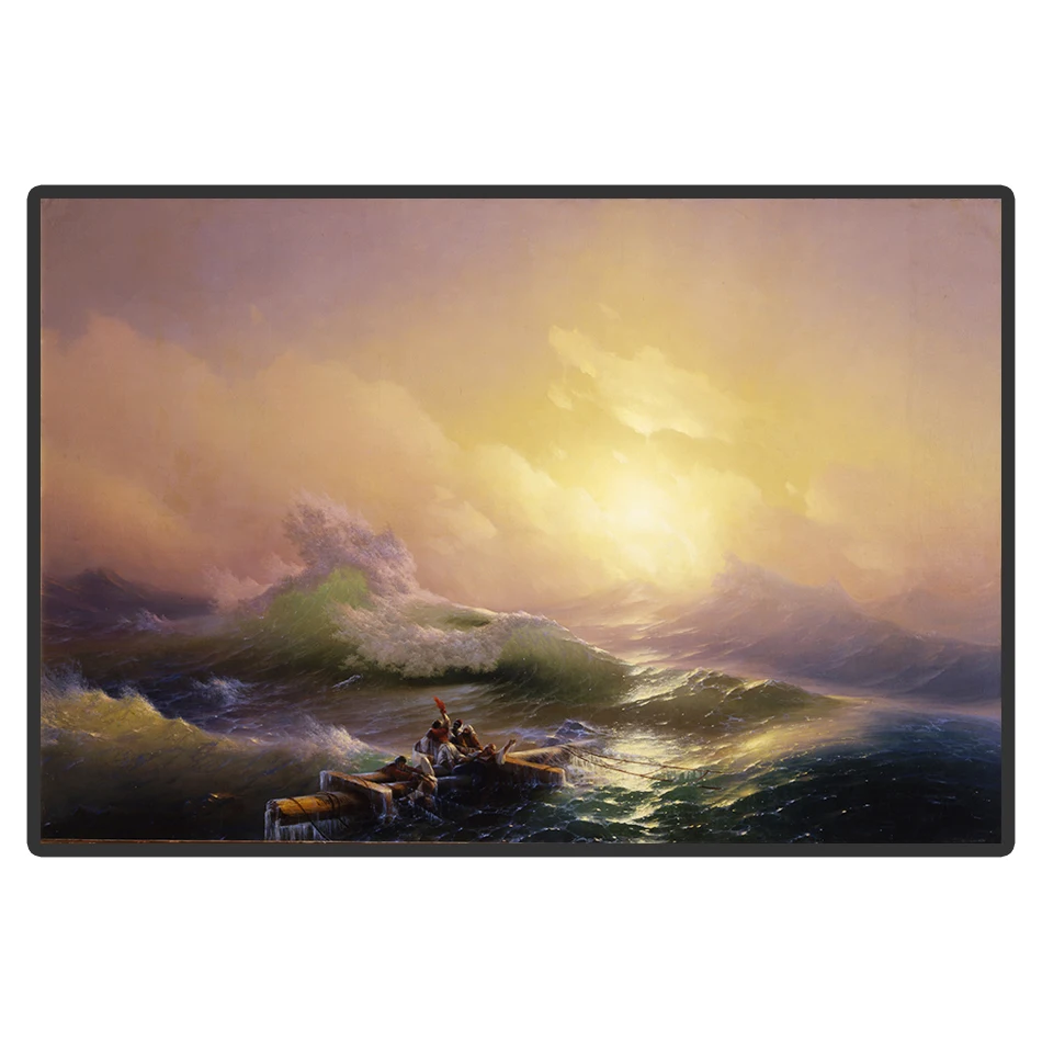 

Famous Painting "The Ninth Wave" 5D DIY Diamond Painting Full Square/Round Diamond Embroidery Sale Mosaic Picture of Rhinestones