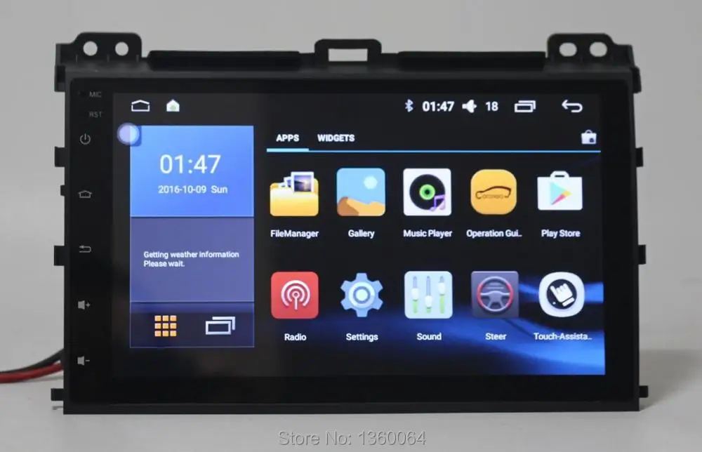 Best Nedehe 2G+32G Android 7.0 car dvd player for Toyota Prado Land Cruiser 120 2004-2009 car radio gps navigation Bluetooth Wifi 2