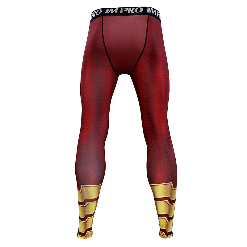 Shazam, 3D принт, компрессионные колготки, штаны для мужчин,, спортивные штаны, для фитнеса, обтягивающие леггинсы, брюки, Мужская Ткань