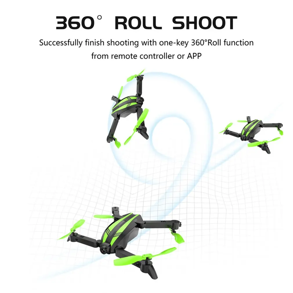 Global Drone GW68 складной мини-Дрон аэрофотосъемка 720P камера RC дроны 420P камера RC дроны